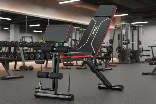 Weight Bench - Workout Bench Press for Home Gym, Foldable Incline Decline Sit up Exercise Bench for Full Body
