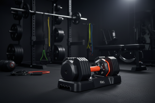 105LB Adjustable Dumbbell Set – Cast Iron Free Weights for Home Gym