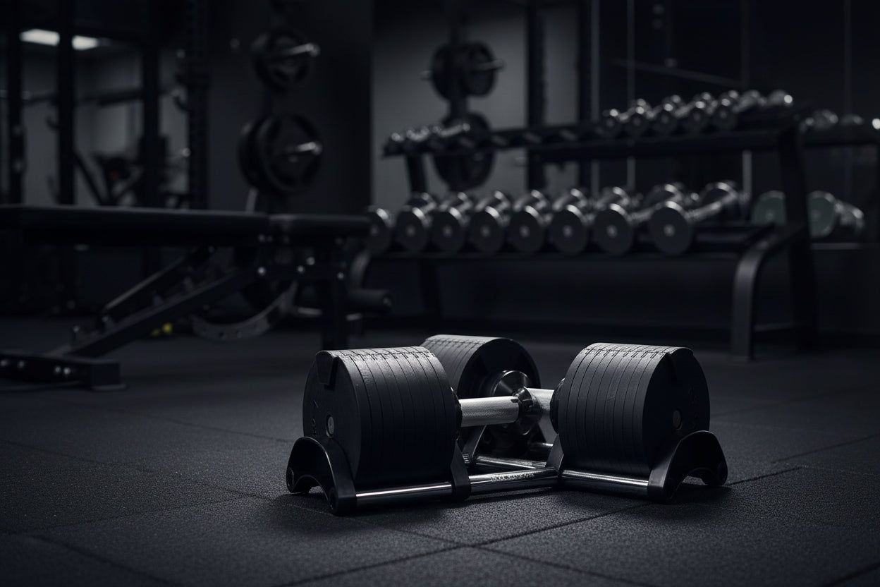 Adjustable Dumbbells 52 Lbs Weight Automatic Adjustment Dumbbells Stand Rack 30Kg Adjustable Dumbbell Handles