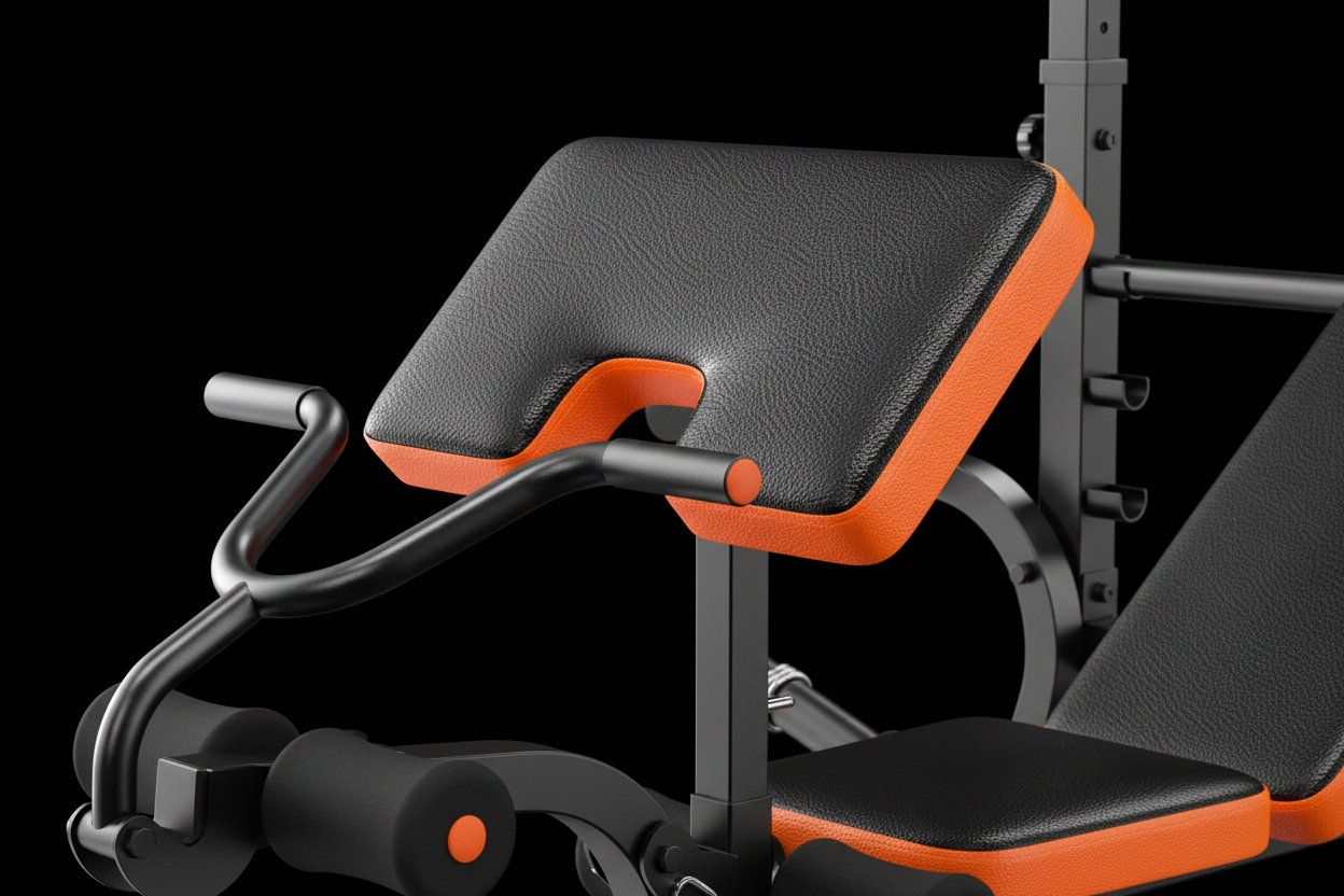 Close-up – Preacher Curl Pad & Butterfly Arm