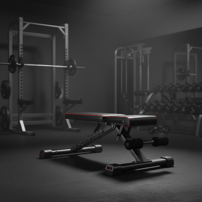 880LB adjustable weight bench in premium gym environment