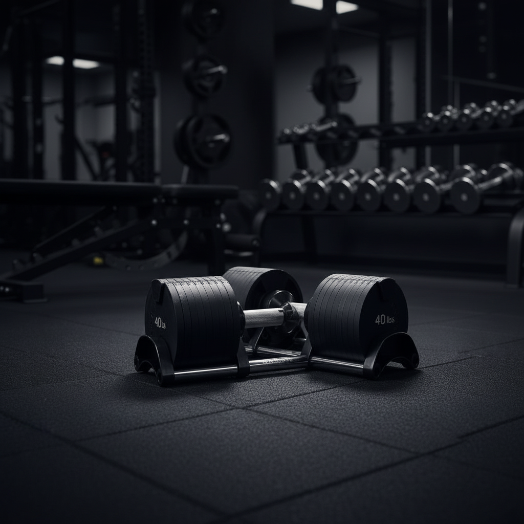 Adjustable Dumbbells - On Stand Rack