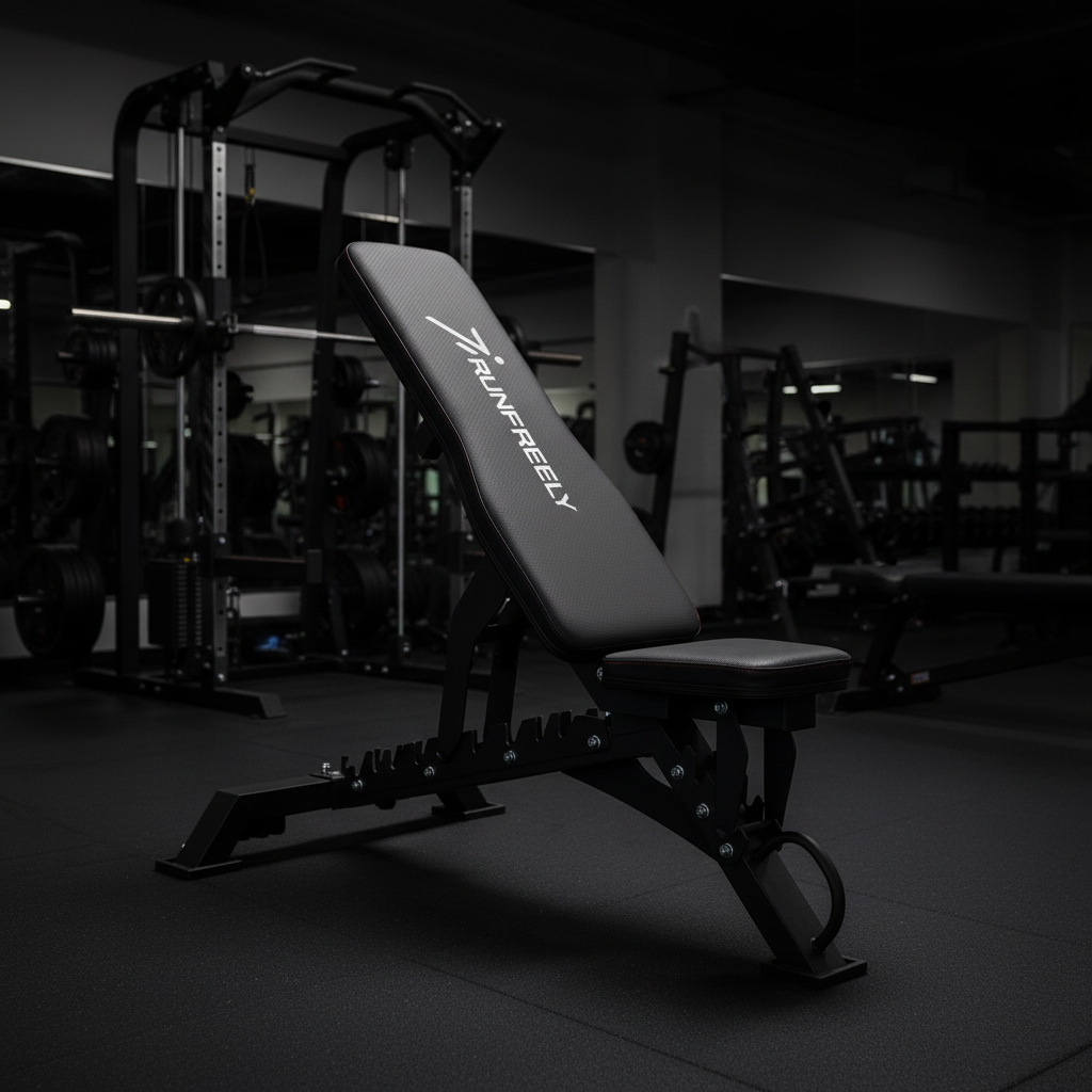 1000LB FID bench product shot low 45 degree angle
